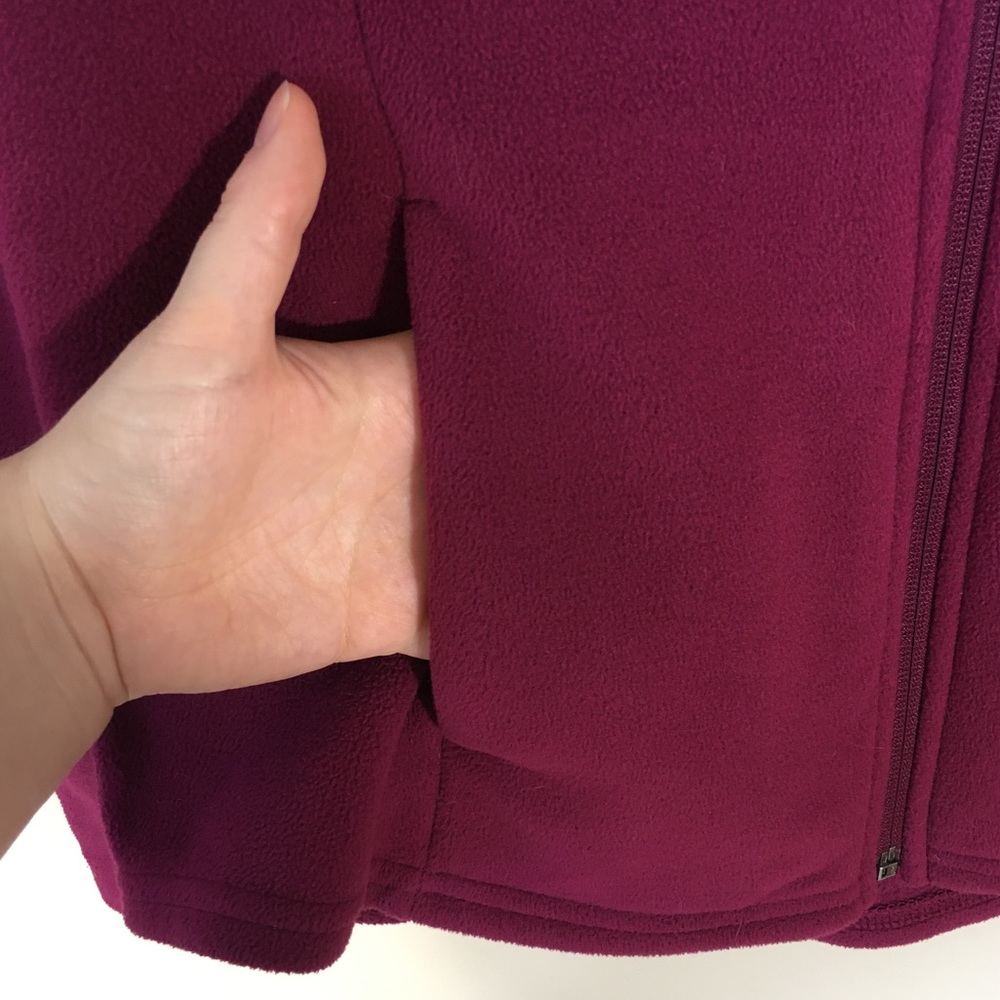 Old Navy Purple Active Lightweight Microfleece Jacket, Women's XS - Picture 9 of 11
